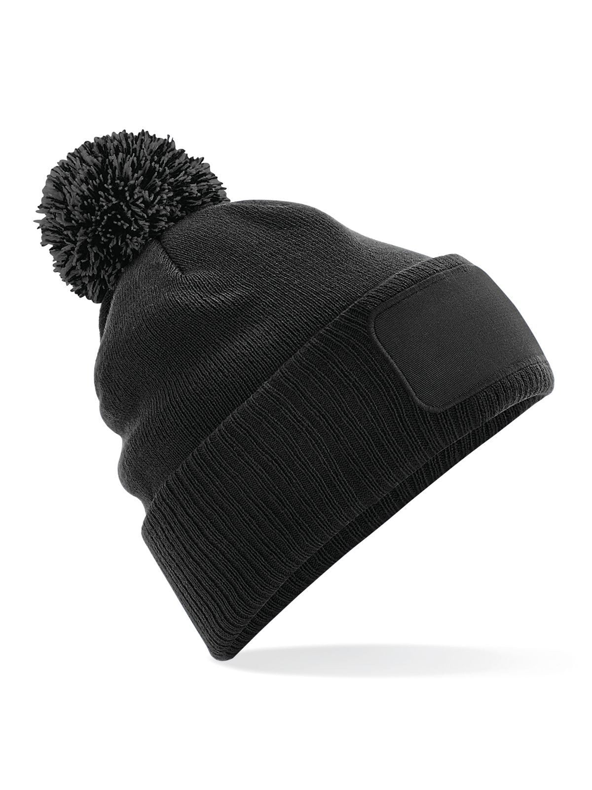 Beanies Snowstar Printers Beanie Schwarz/graphite Grau bestickbar und bedruckbar – LA1970