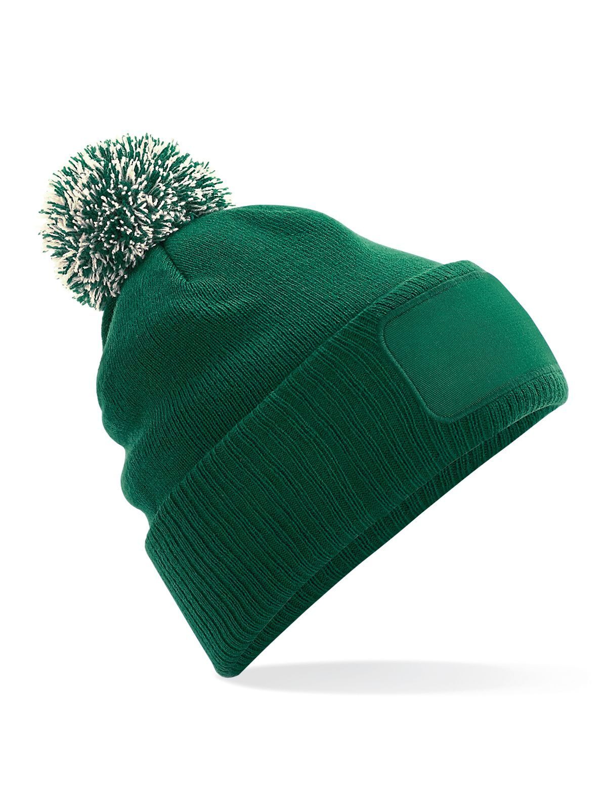 Beanies Snowstar Printers Beanie Flaschengrün/off Weiß bestickbar und bedruckbar – LA1970