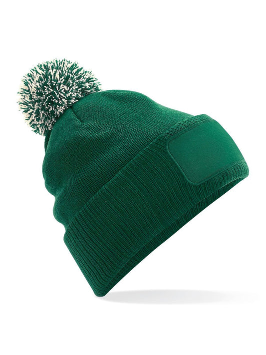 Beanies Snowstar Printers Beanie Flaschengrün/off Weiß bestickbar und bedruckbar – LA1970