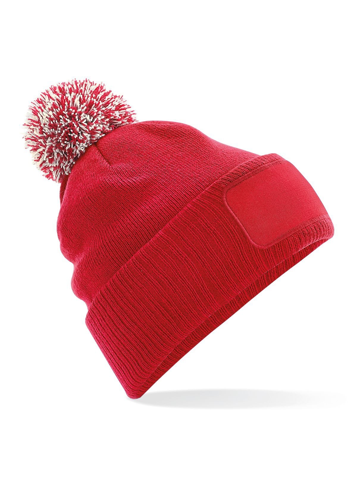 Beanies Snowstar Printers Beanie classic Rot/off Weiß bestickbar und bedruckbar – LA1970