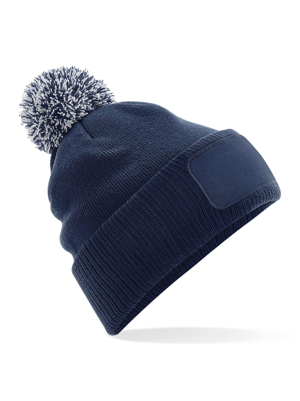 Beanies Snowstar Printers Beanie french Marineblau/light Grau bestickbar und bedruckbar – LA1970