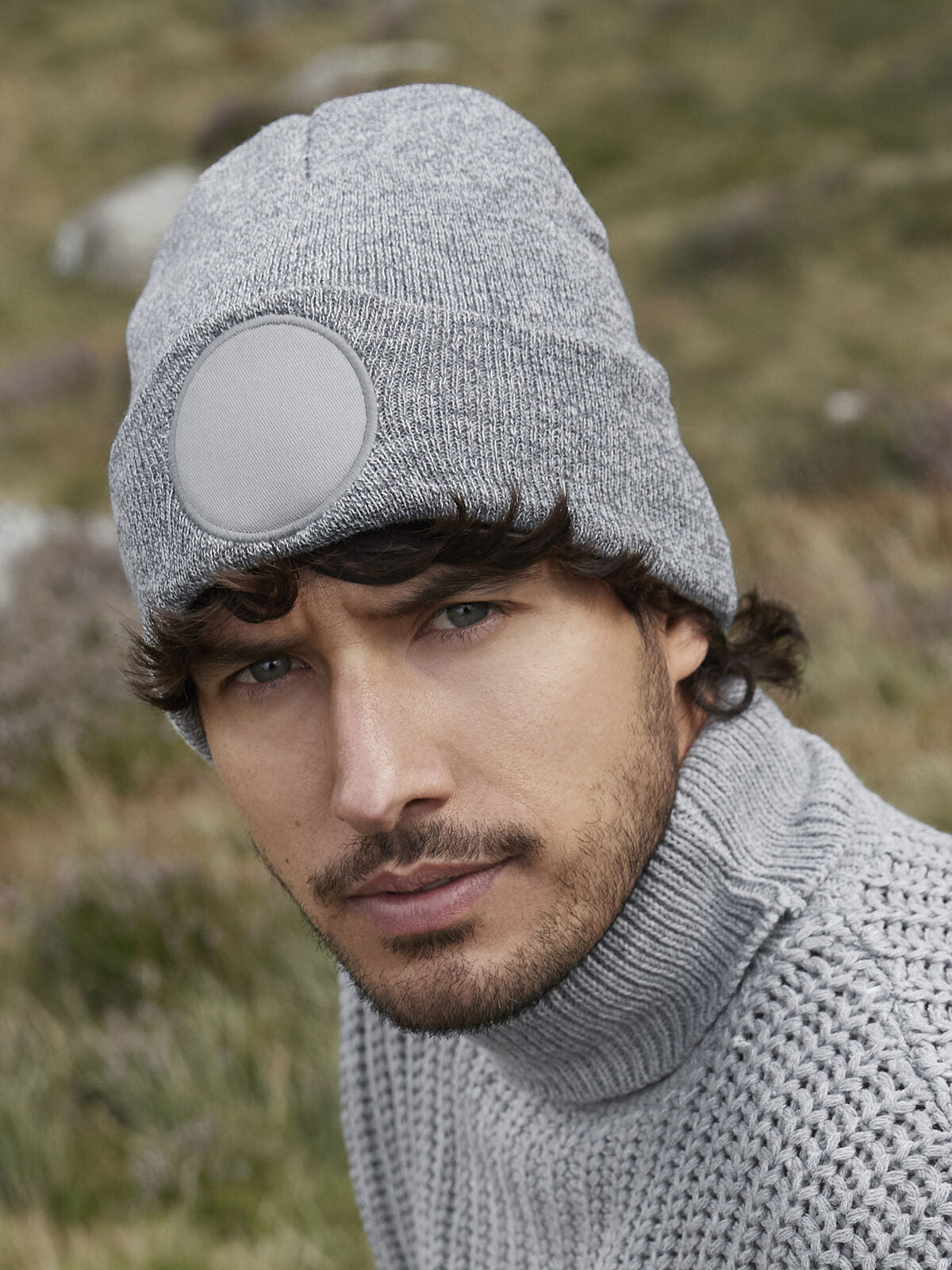 Beanies Circular Patch Beanie  bestickbar und bedruckbar – LA1970