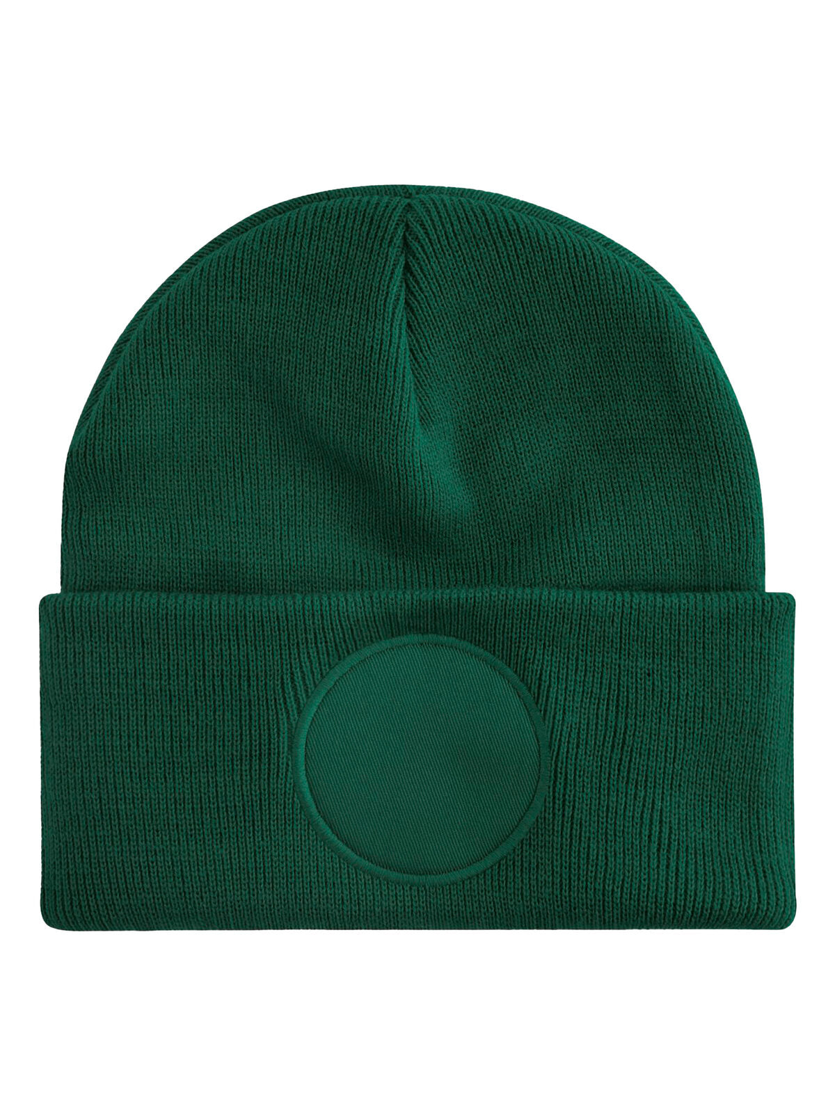 Beanies Circular Patch Beanie bottle Green bestickbar und bedruckbar – LA1970