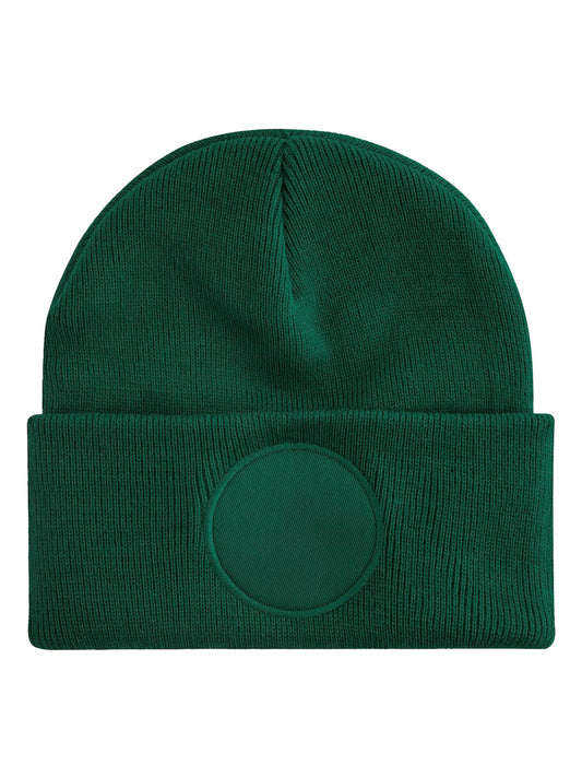 Beanies Circular Patch Beanie bottle Green bestickbar und bedruckbar – LA1970