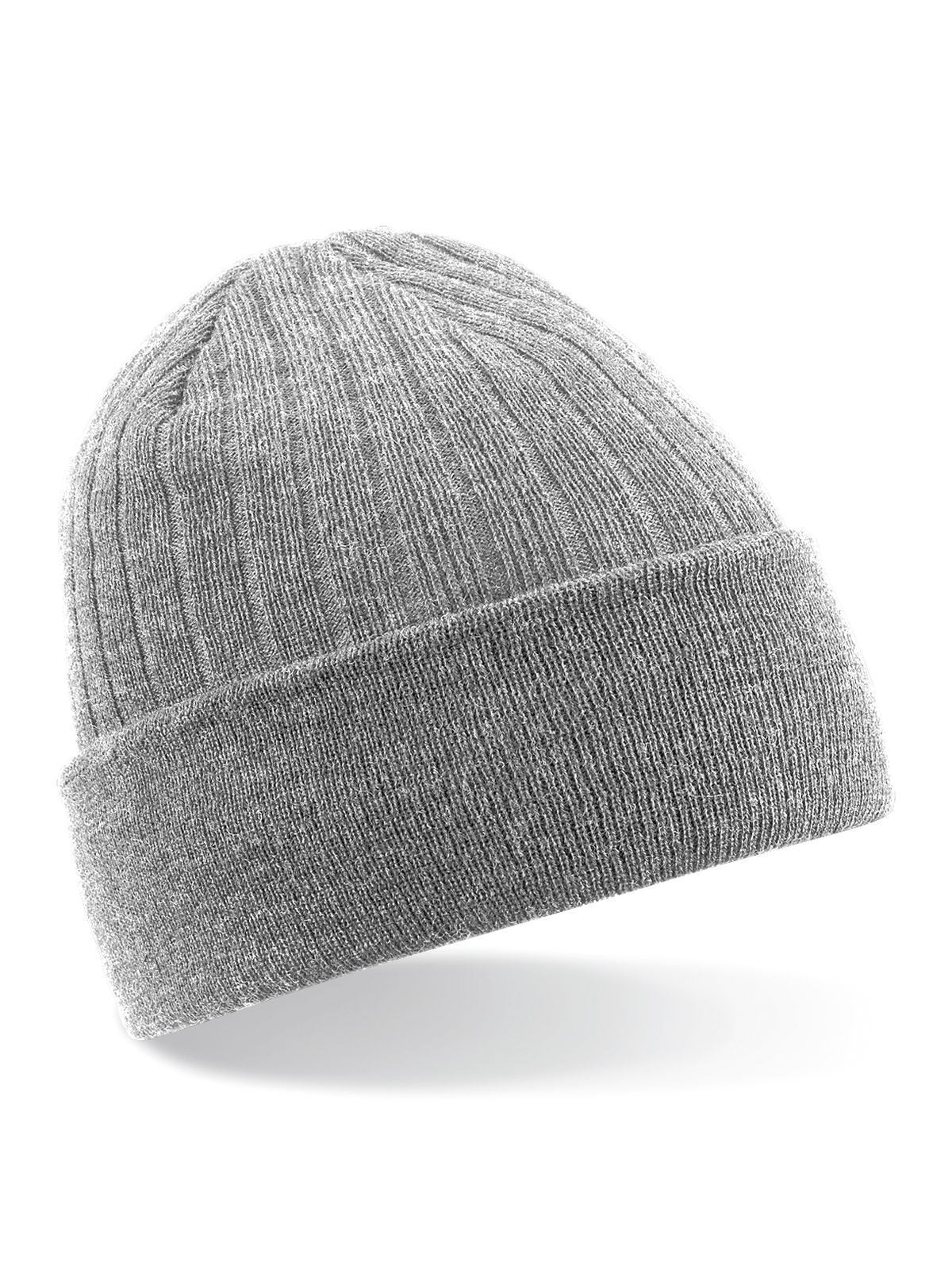 Beanies Thinsulate Beanie heather Grau bestickbar und bedruckbar – LA1970