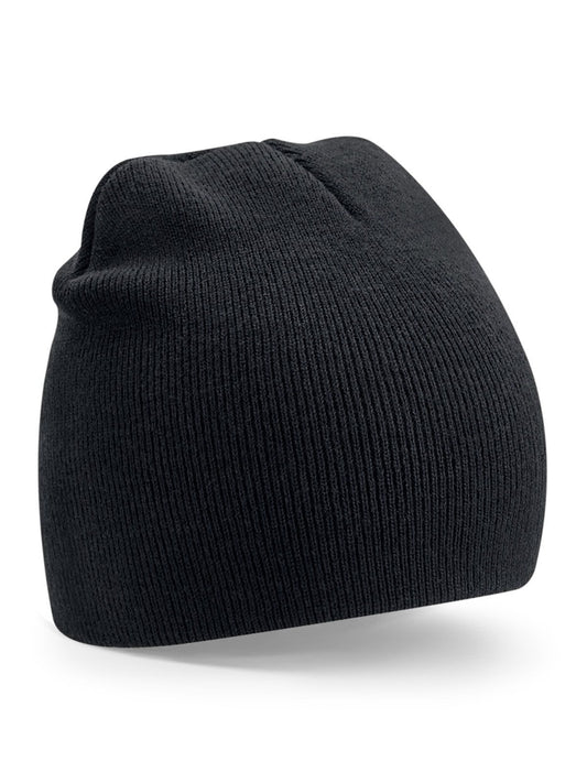Beanies Recycled Original Pull-On Beanie Schwarz bestickbar und bedruckbar – LA1970
