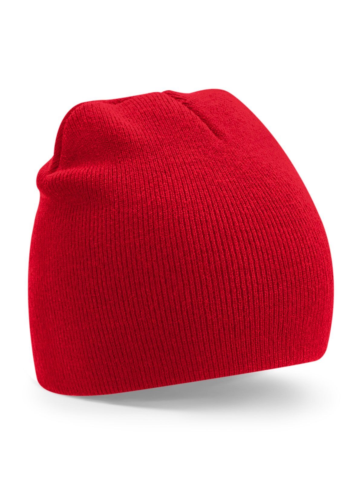 Beanies Recycled Original Pull-On Beanie classic Rot bestickbar und bedruckbar – LA1970