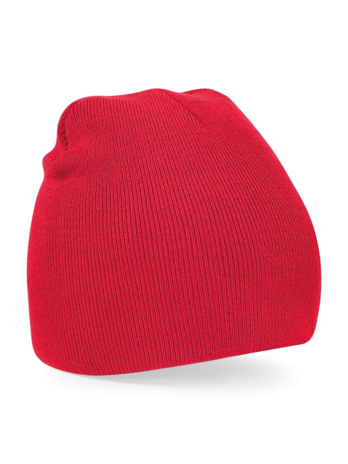 Beanies Original Pull-On Beanie classic Rot bestickbar und bedruckbar – LA1970