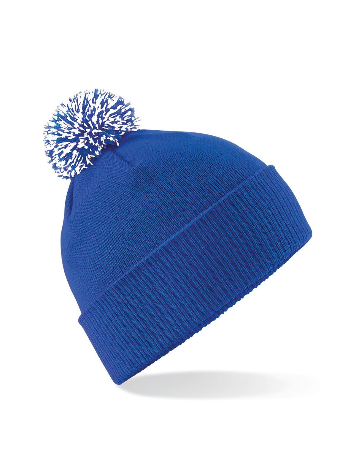 Beanies Snowstar Beanie bright Royalblaublau/Weiß bestickbar und bedruckbar – LA1970