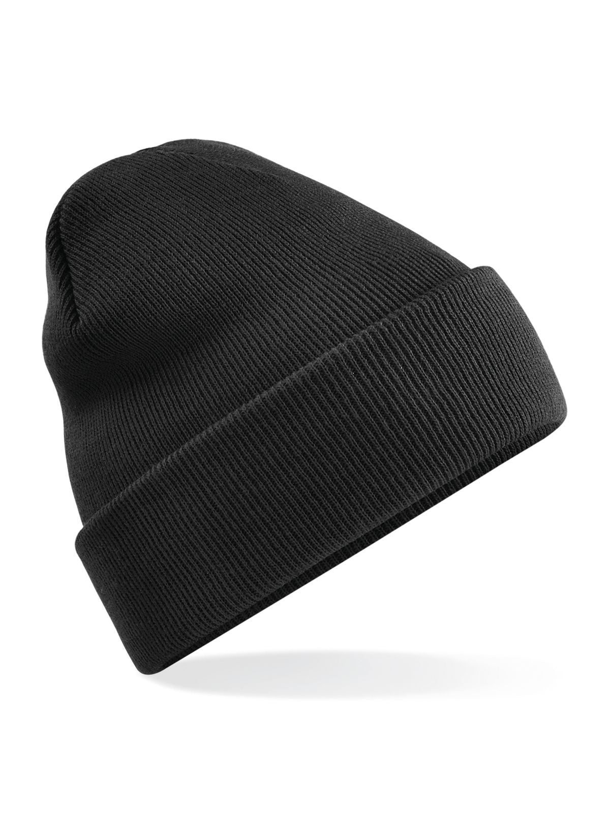Beanies Junior Original Cuffed Beanie Schwarz bestickbar und bedruckbar – LA1970
