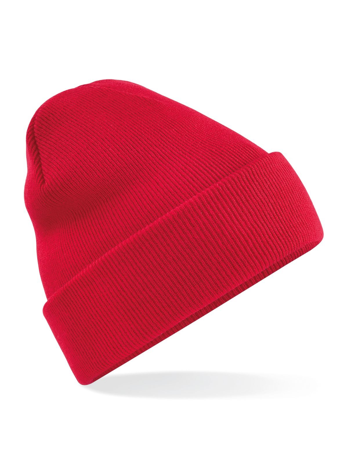 Beanies Junior Original Cuffed Beanie classic Rot bestickbar und bedruckbar – LA1970