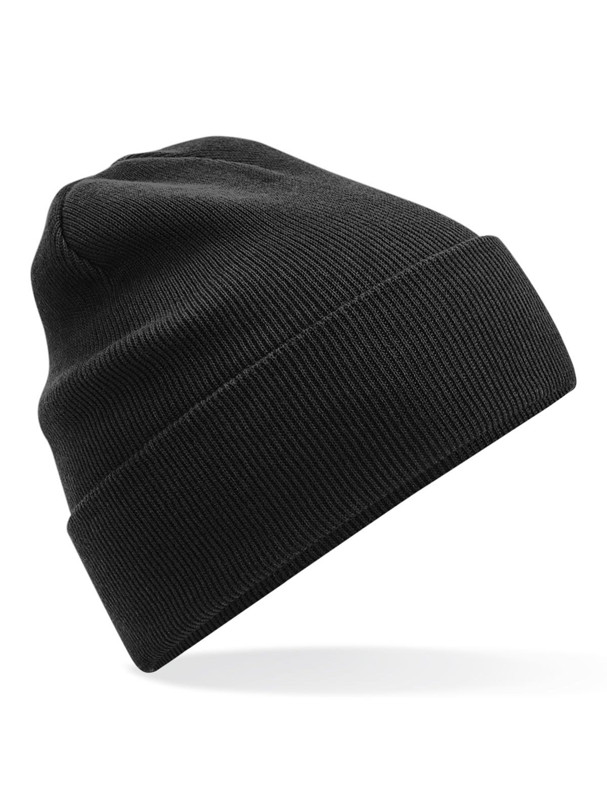 Beanie Organic Cotton Original Cuffed Beanie – individuell veredelbar | LA1970 in black