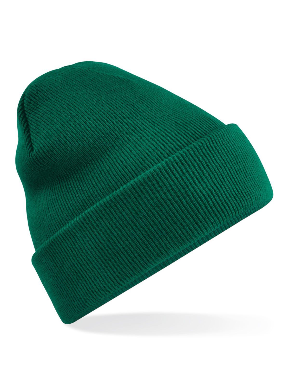 Beanies Recycled Original Cuffed Beanie bottle Green bestickbar und bedruckbar – LA1970
