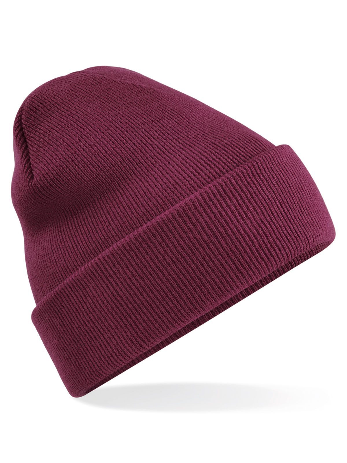 Beanies Original Cuffed Beanie Bordeaux bestickbar und bedruckbar – LA1970