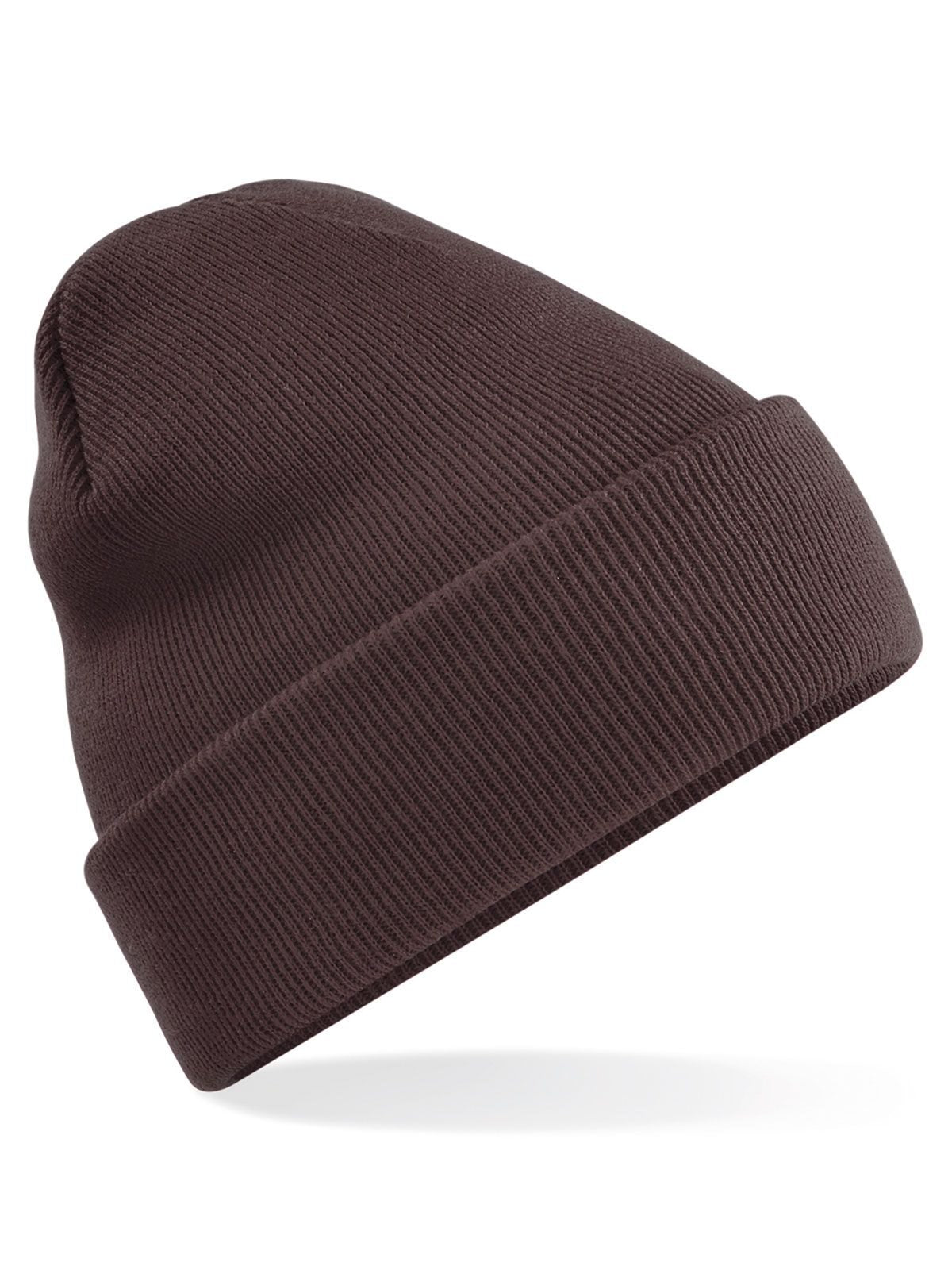 Beanies Original Cuffed Beanie chocolate bestickbar und bedruckbar – LA1970