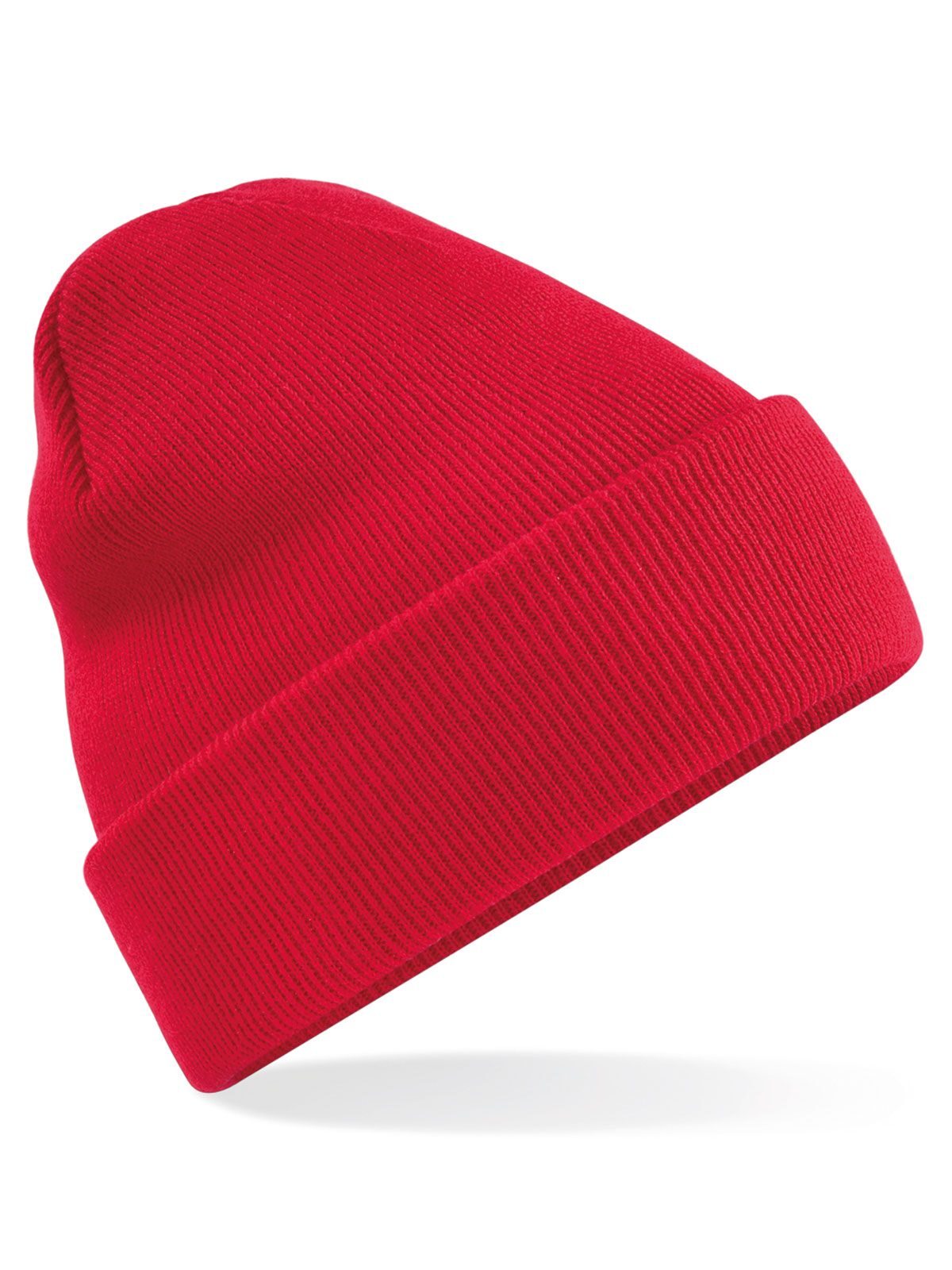 Beanies Original Cuffed Beanie classic Rot bestickbar und bedruckbar – LA1970