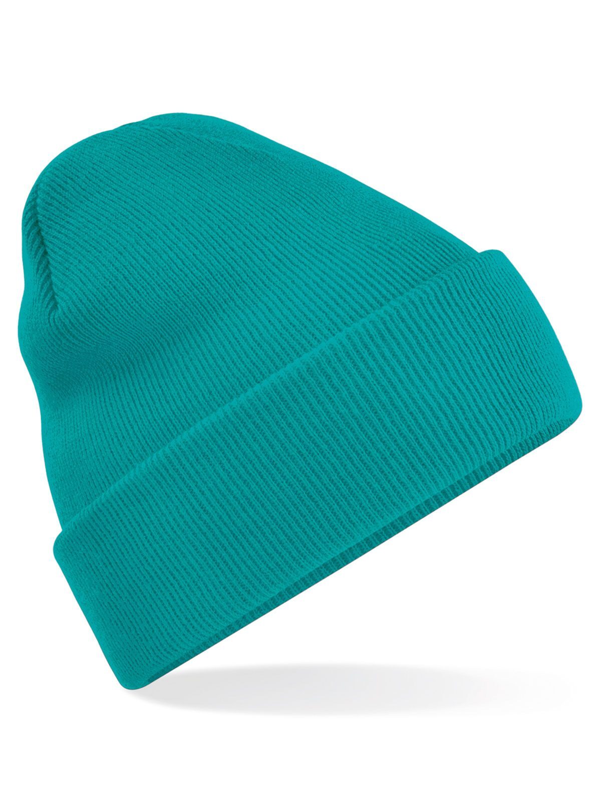 Beanies Original Cuffed Beanie emerald bestickbar und bedruckbar – LA1970