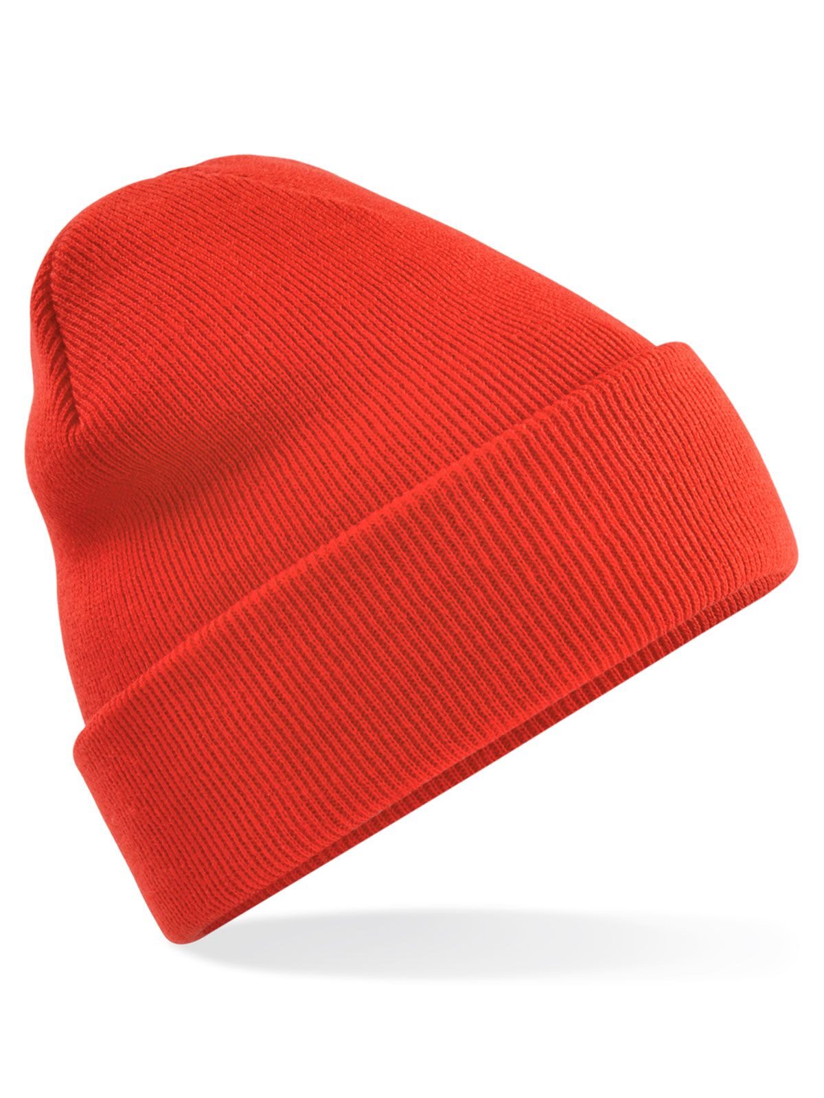 Beanies Original Cuffed Beanie Fire Rot bestickbar und bedruckbar – LA1970