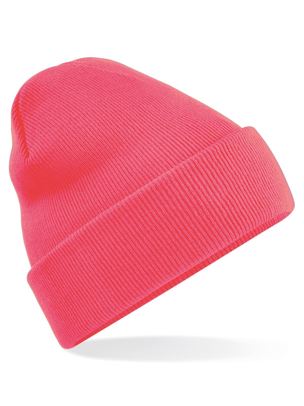 Beanies Original Cuffed Beanie fluorescent pink bestickbar und bedruckbar – LA1970