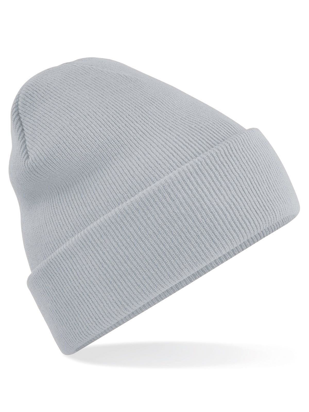 Beanies Original Cuffed Beanie Hellgrau bestickbar und bedruckbar – LA1970