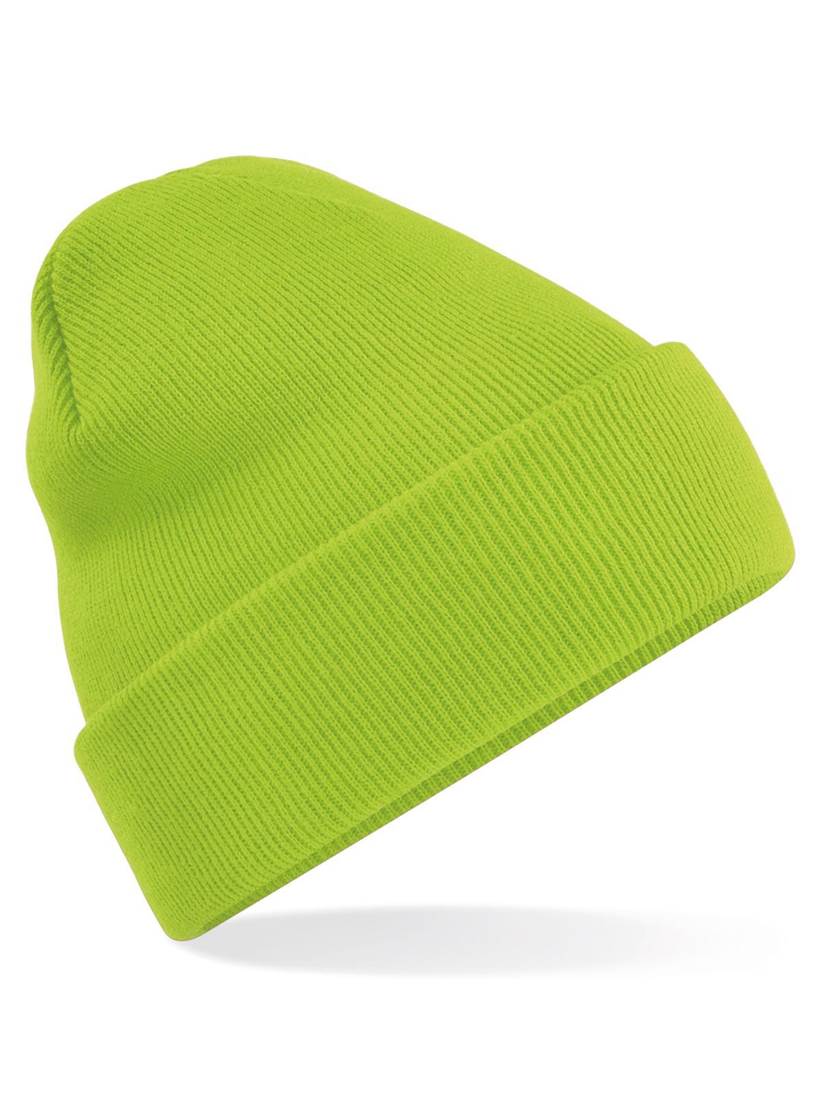 Beanies Original Cuffed Beanie lime green bestickbar und bedruckbar – LA1970