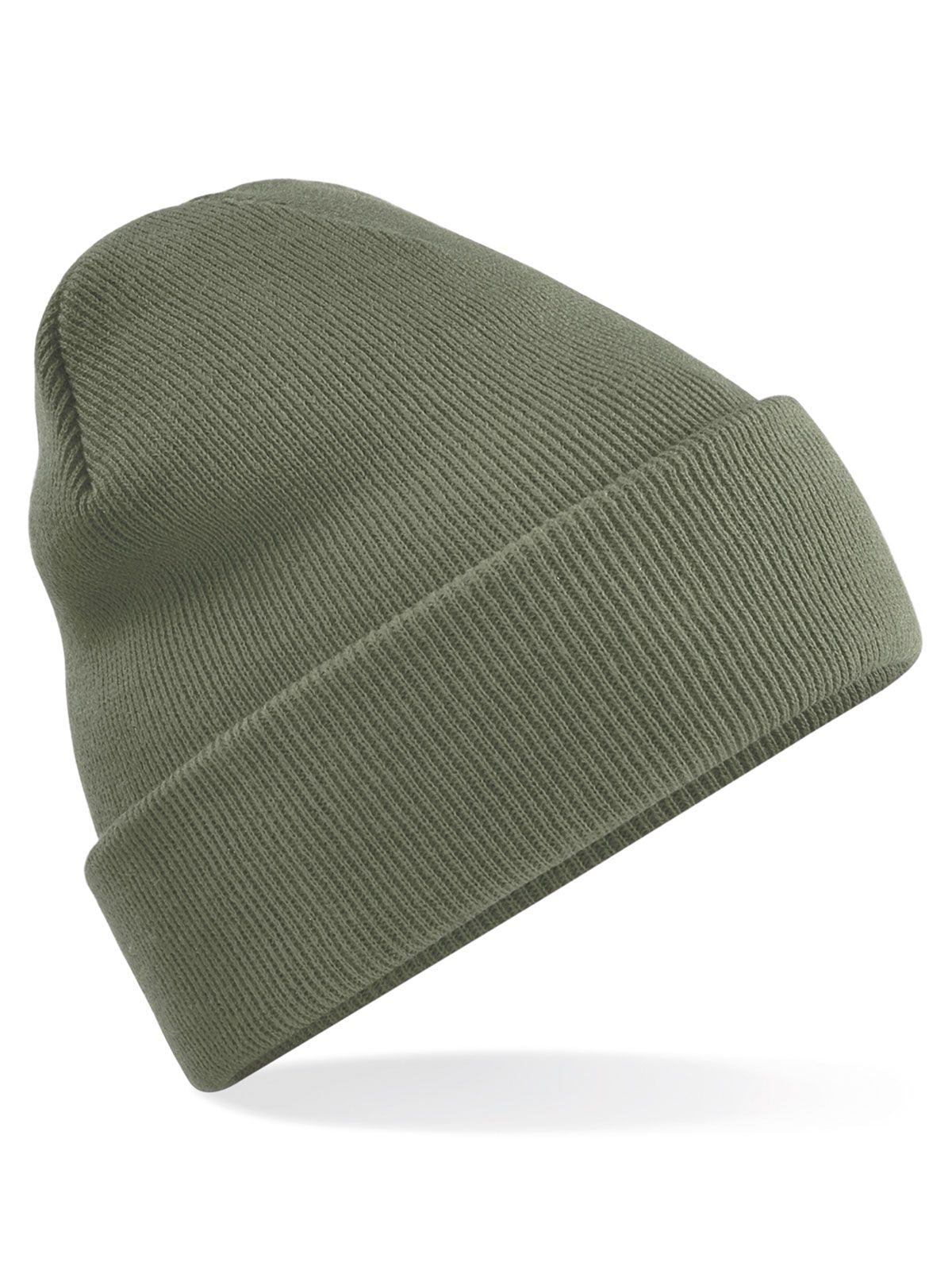 Beanies Original Cuffed Beanie olive green bestickbar und bedruckbar – LA1970