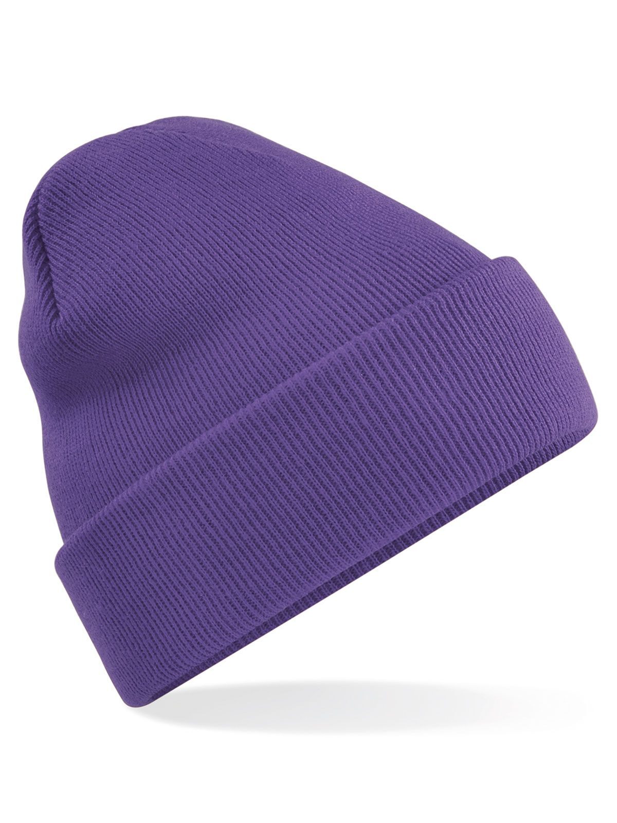 Beanies Original Cuffed Beanie Lila bestickbar und bedruckbar – LA1970