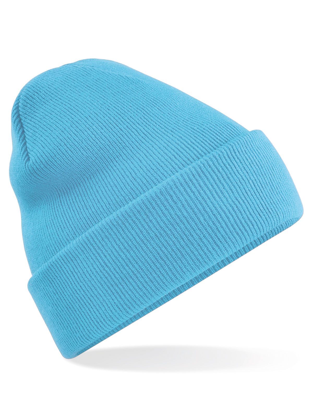 Beanies Original Cuffed Beanie surf Blue bestickbar und bedruckbar – LA1970