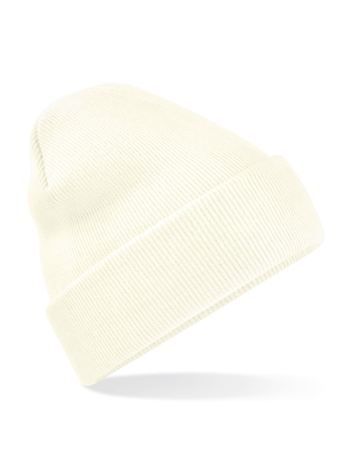 Beanies Original Cuffed Beanie soft Weiß bestickbar und bedruckbar – LA1970