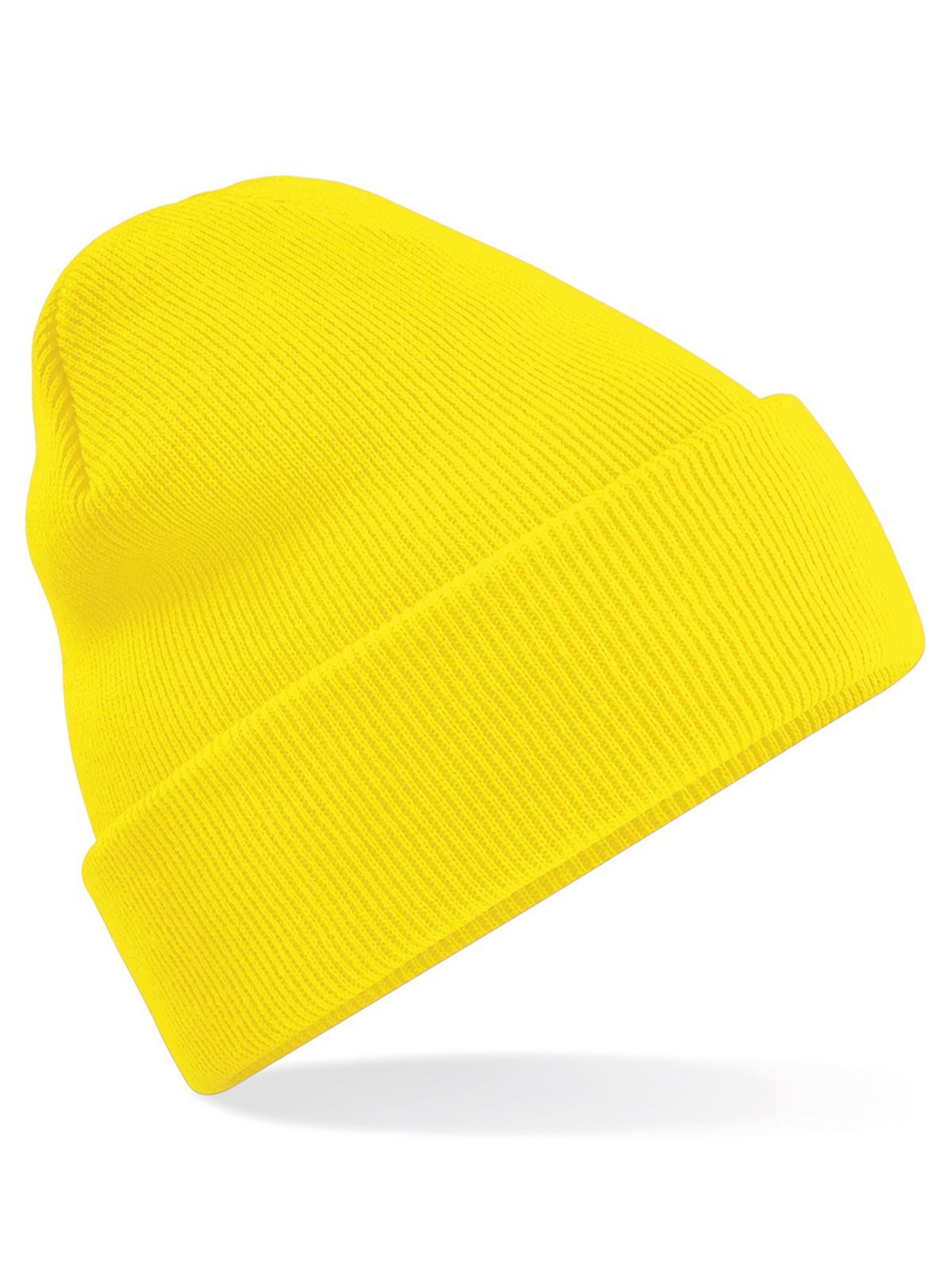 Beanies Original Cuffed Beanie Gelb bestickbar und bedruckbar – LA1970