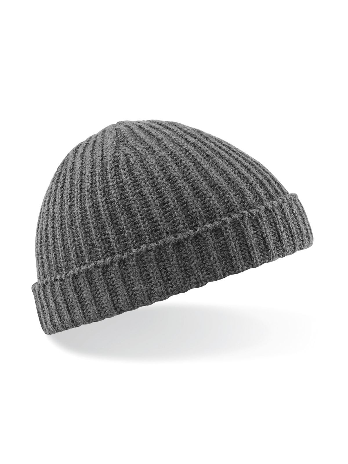 Beanies Trawler Beanie smoke Grau bestickbar und bedruckbar – LA1970
