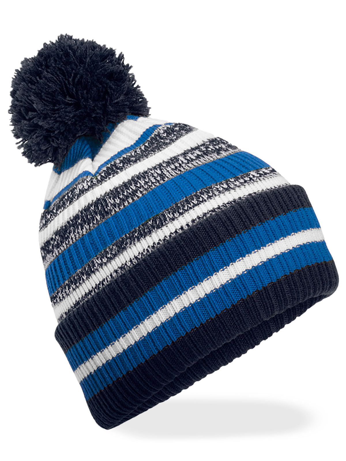 Beanies Multi-Sport Fan Beanie french Marineblau/sapphire blu/Weiß bestickbar und bedruckbar – LA1970