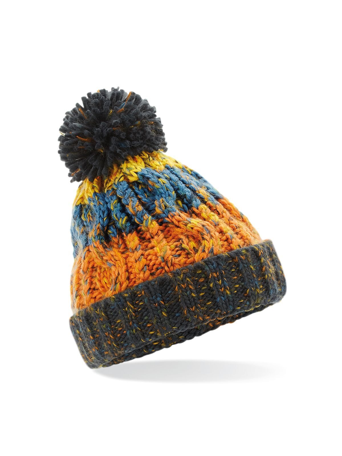 Beanies Junior Corkscrew Beanie retro blues bestickbar und bedruckbar – LA1970