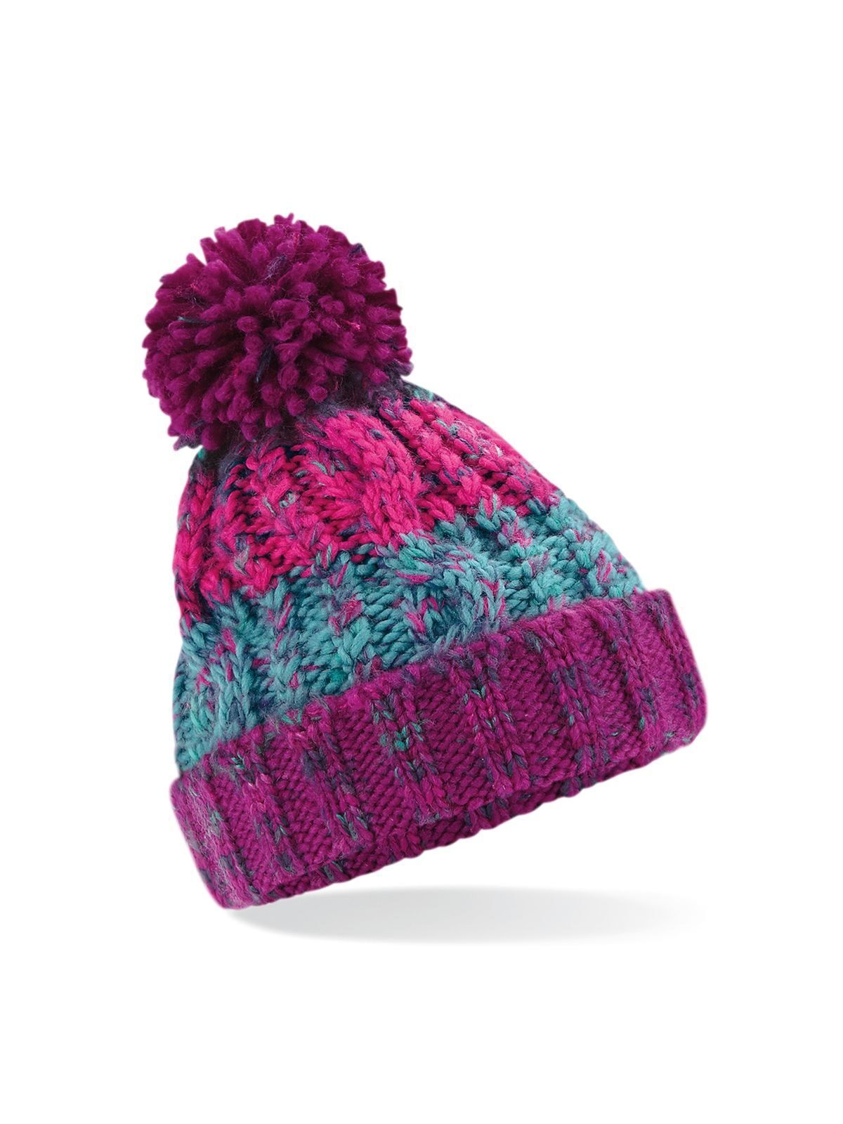 Beanies Junior Corkscrew Beanie winter berries bestickbar und bedruckbar – LA1970