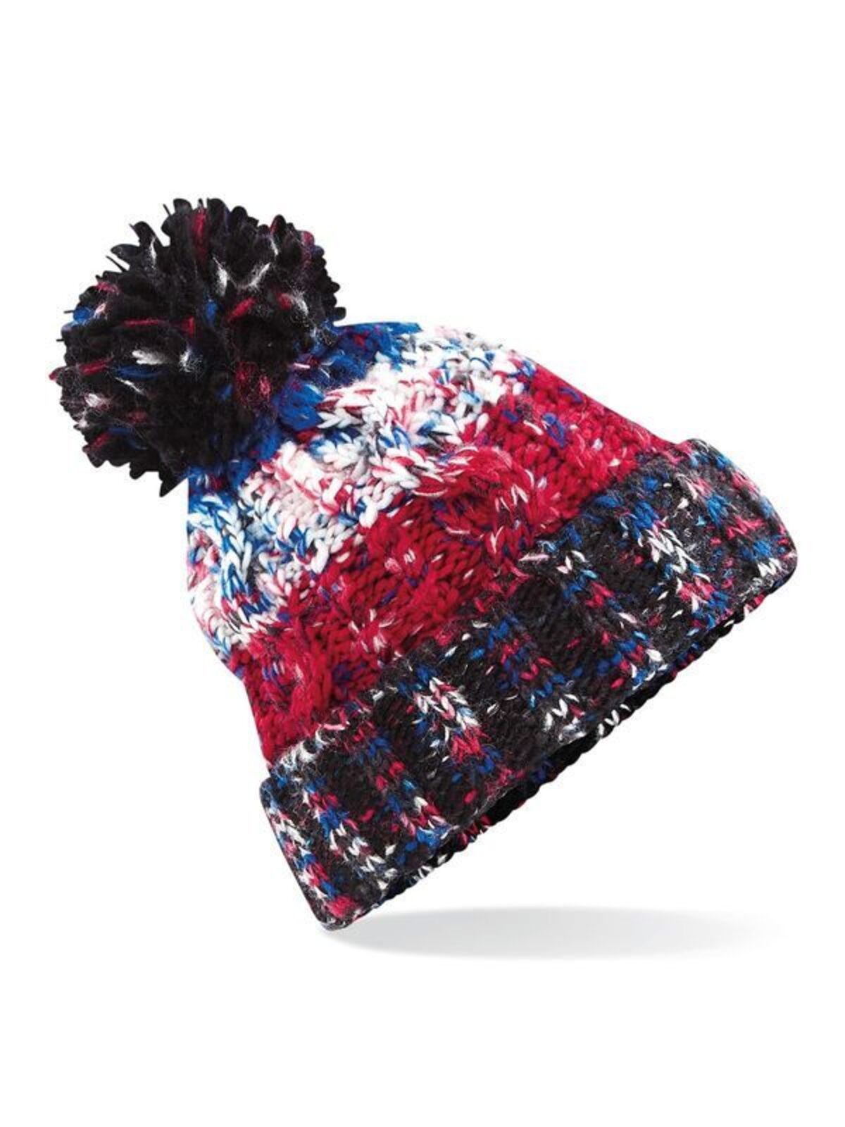 Beanies Corkscrew Pom Pom Beanie Schwarz jacks bestickbar und bedruckbar – LA1970