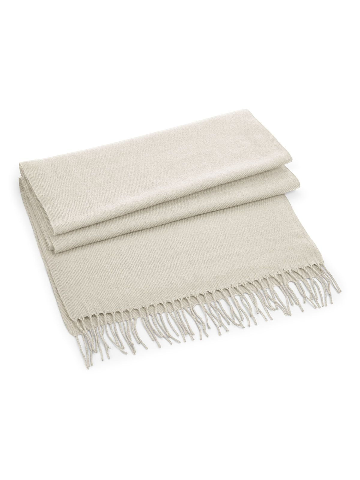 Sciarpa classica Unisex Schal / Handschuhe – Beechfield – Farbe almond – individuell veredelbar