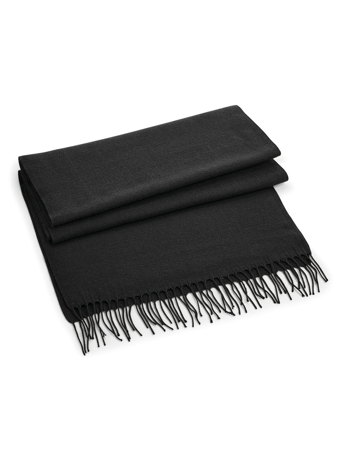 Sciarpa classica Unisex Schal / Handschuhe – Beechfield – Farbe Schwarz – individuell veredelbar