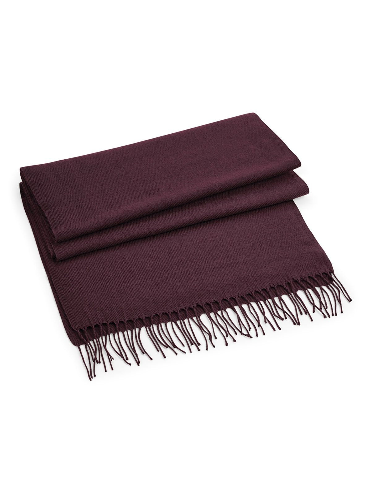 Sciarpa classica Unisex Schal / Handschuhe – Beechfield – Farbe Burgundy – individuell veredelbar