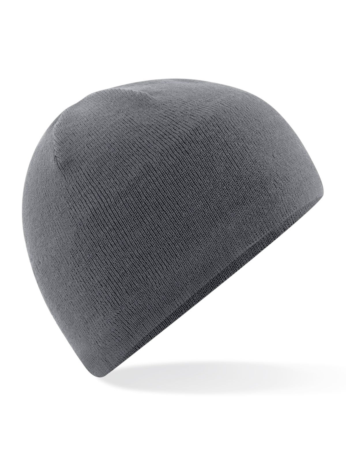 Beanies Water Repellent Active Beanie graphite Grau bestickbar und bedruckbar – LA1970