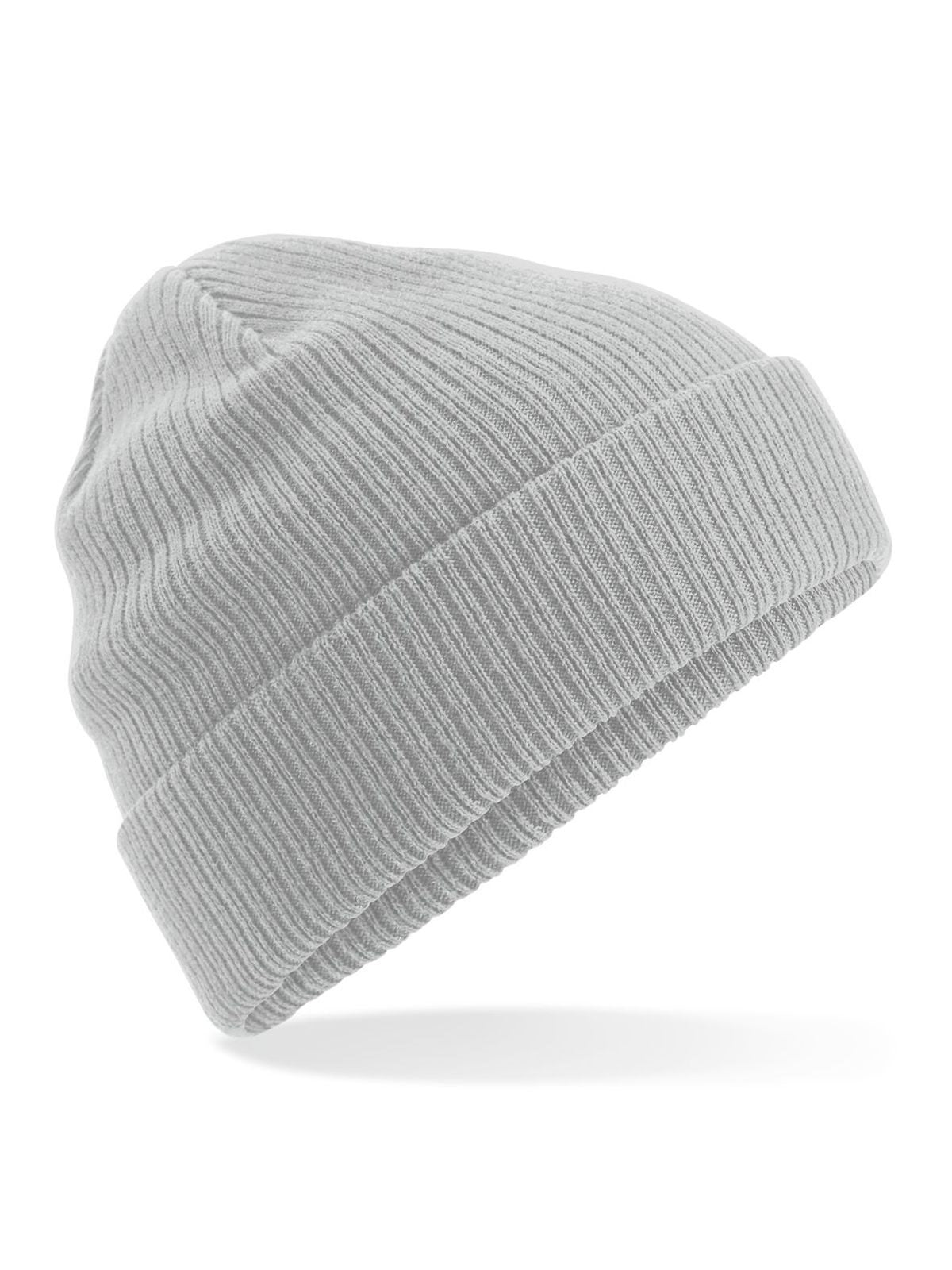 Beanies Organic Cotton Beanie Hellgrau bestickbar und bedruckbar – LA1970