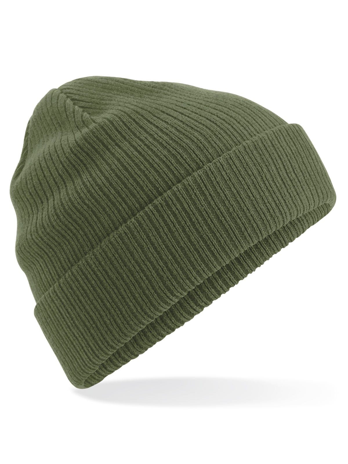 Beanies Organic Cotton Beanie olive green bestickbar und bedruckbar – LA1970