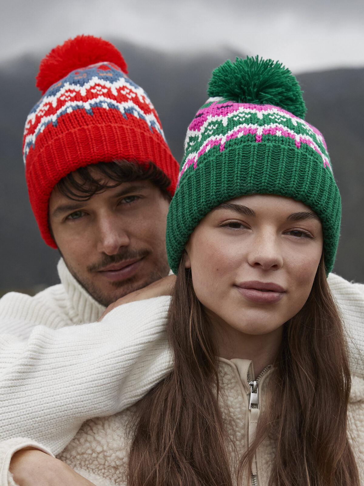 Beanies Berretto da sci retrò  bestickbar und bedruckbar – LA1970