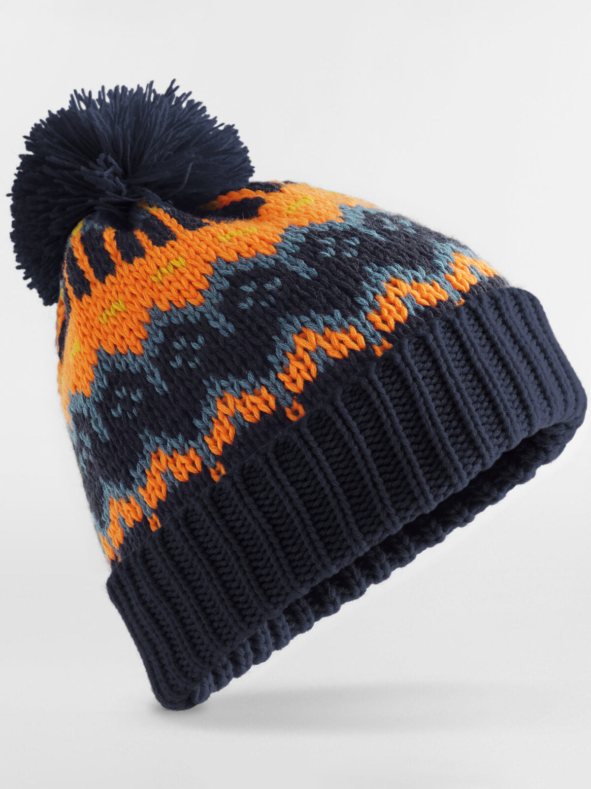 Beanie Berretto da sci retrò – individuell veredelbar | LA1970 in blazing blue