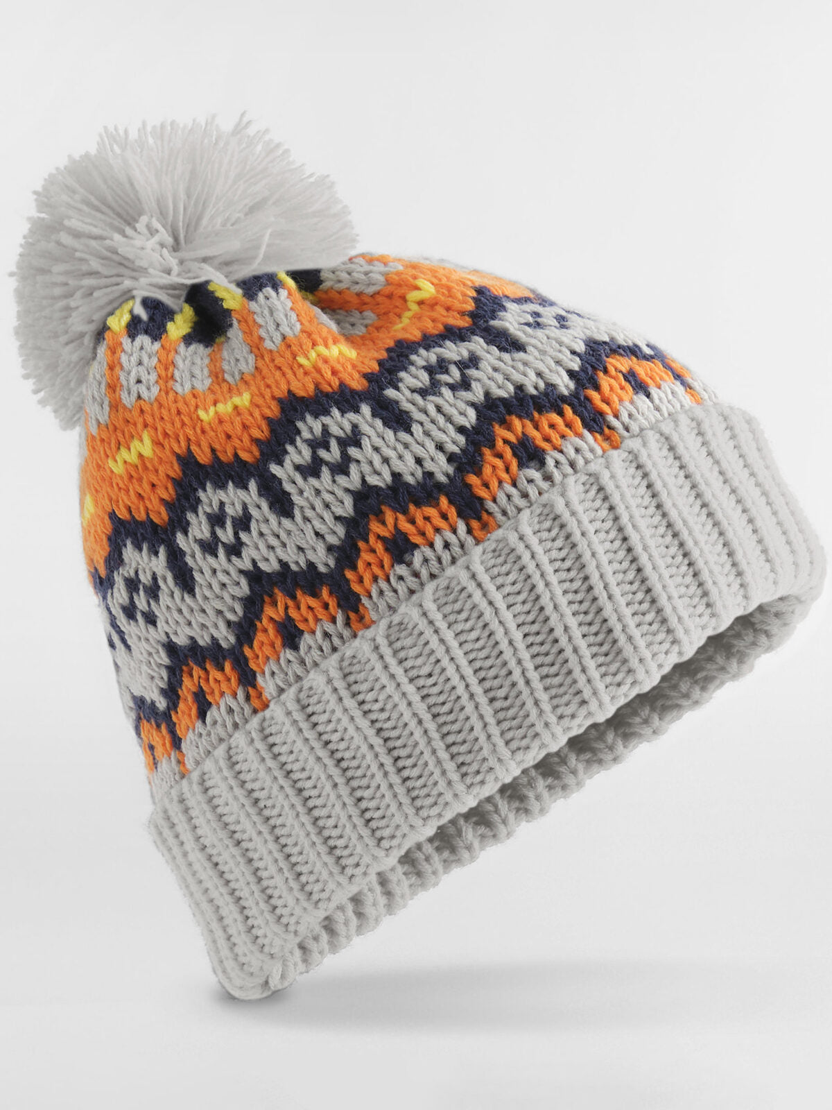 Beanie Berretto da sci retrò – individuell veredelbar | LA1970 in glacier grey