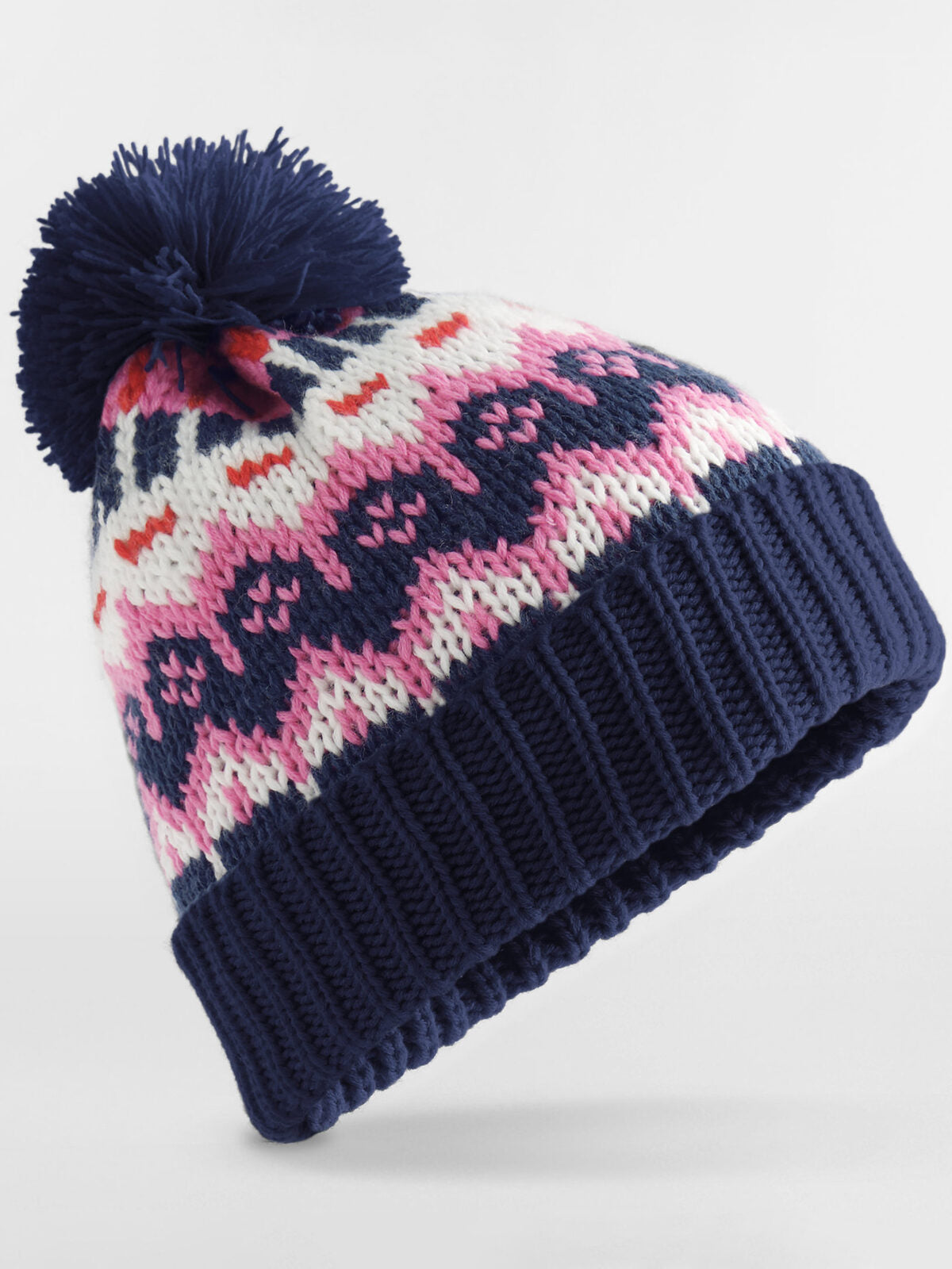 Beanie Berretto da sci retrò – individuell veredelbar | LA1970 in snow blossom