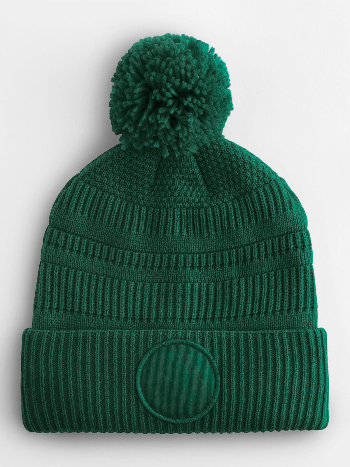 Beanies Berretto Fan Patch bottle Green bestickbar und bedruckbar – LA1970