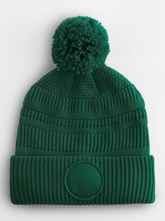 Beanies Berretto Fan Patch bottle Green bestickbar und bedruckbar – LA1970