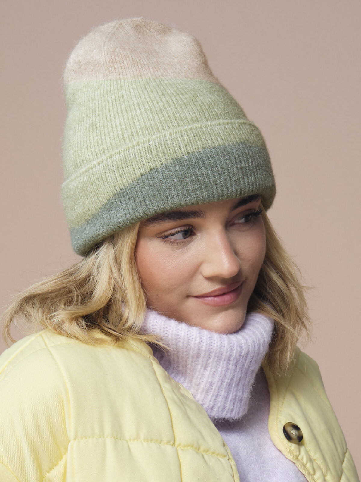 Beanies Berretto con onde morbide  bestickbar und bedruckbar – LA1970