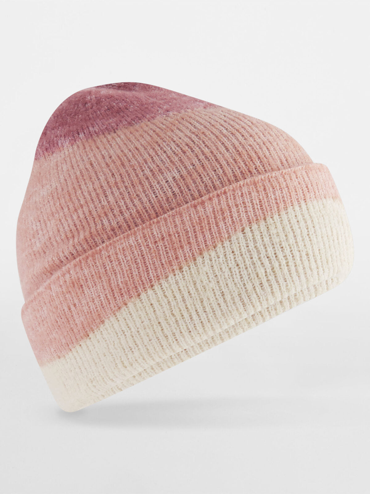 Beanies Berretto con onde morbide rose pink/peach/vanilla bestickbar und bedruckbar – LA1970