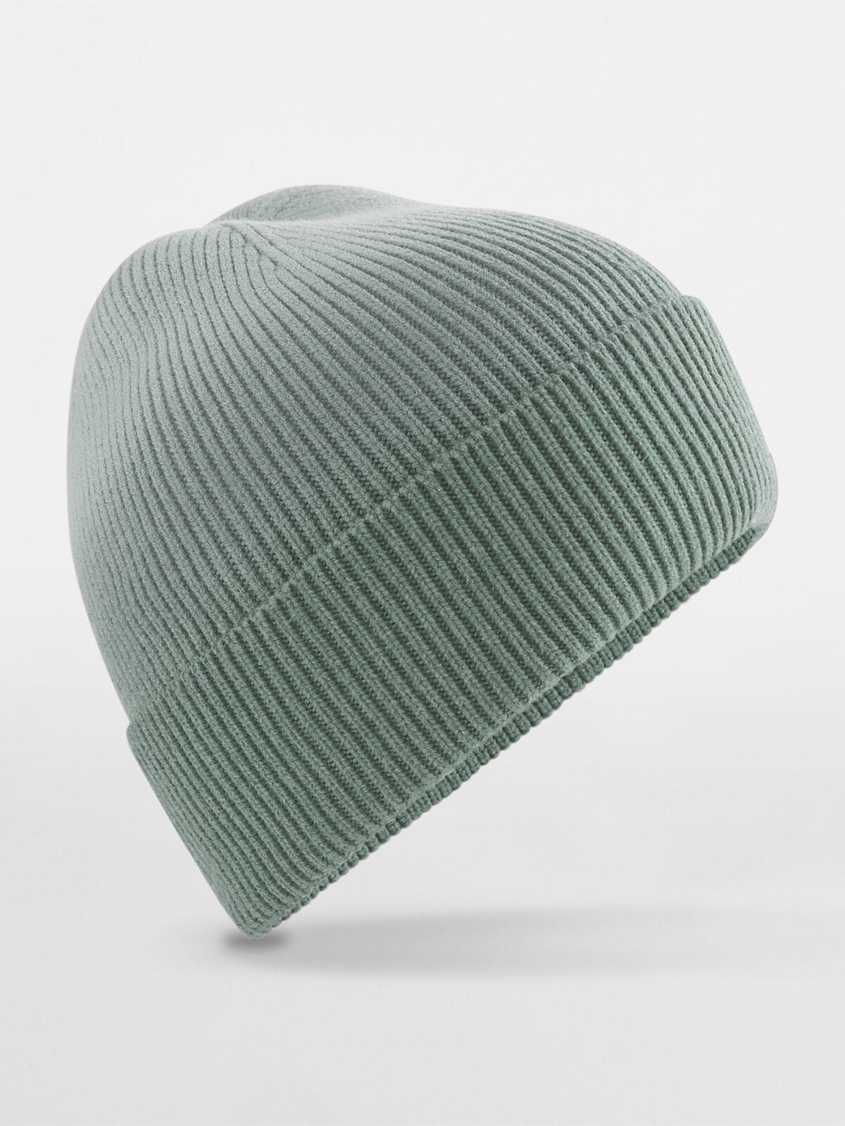 Beanies Berretto Dip Dye dusty green deep dye bestickbar und bedruckbar – LA1970